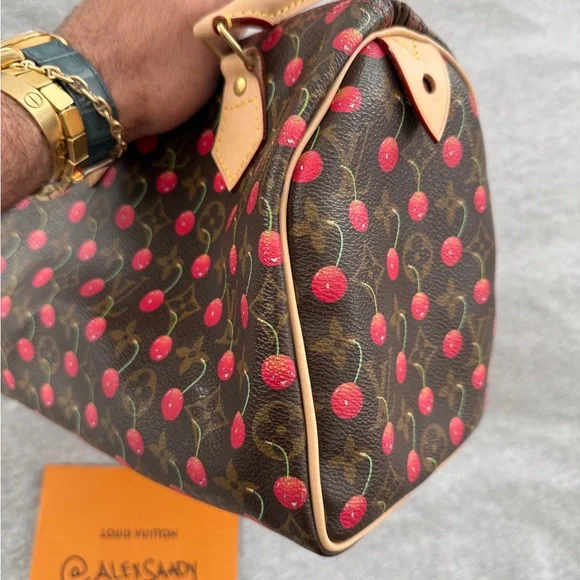 Spa Fresh 2005 Louis Vuitton Monogram Cherry Speedy 25 - Picture 6 of 16